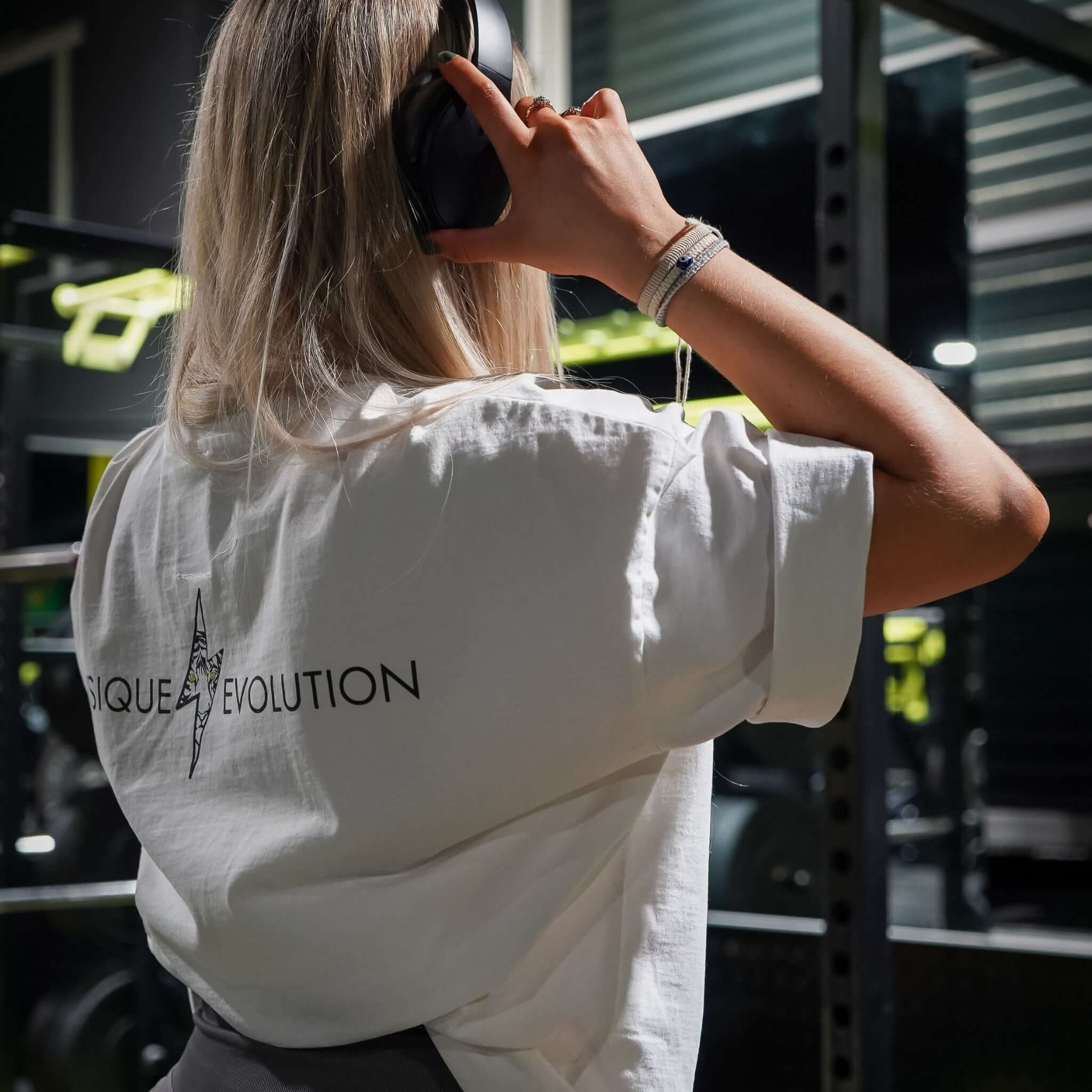 Oversized Unisex Bolt T-Shirt - Back View
