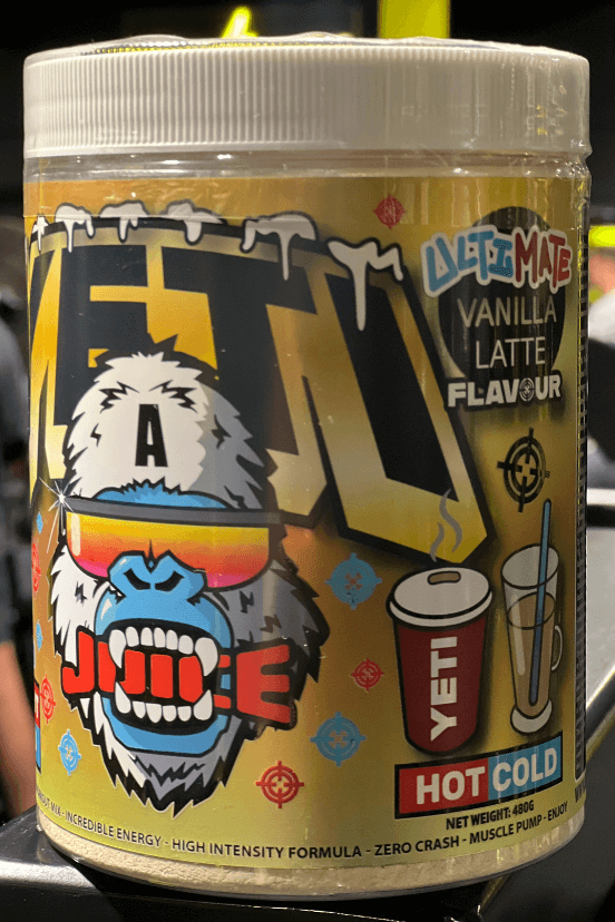 GorillAlpha Yeti Juice Pre Workout Vanilla Latte